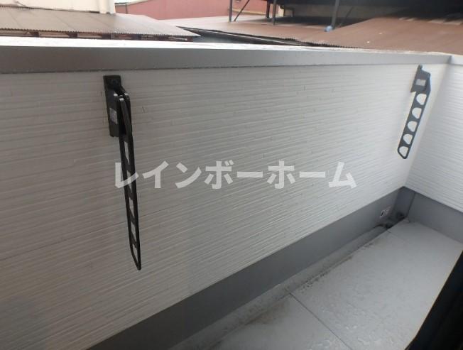 バルコニー　陽当たり良好なバルコニーです