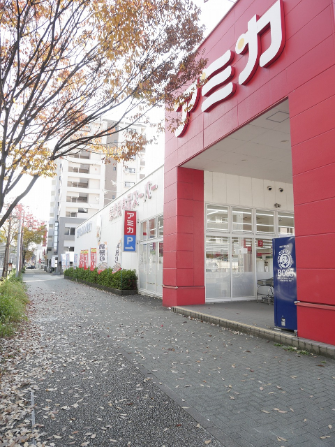 スーパー　アミカ堀田店（スーパー）まで975m
