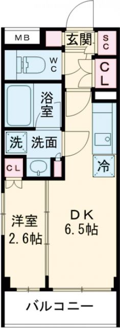 ORSUS戸越銀座の間取り写真