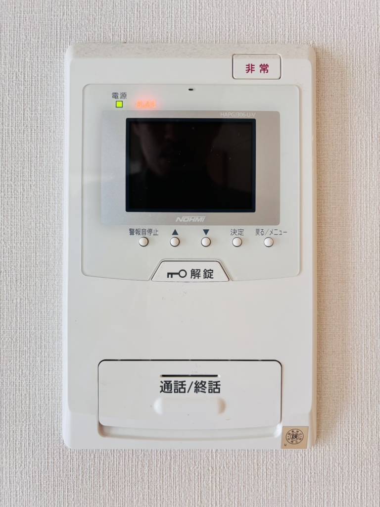 セキュリティ　ＴＶモニター付きインターホン