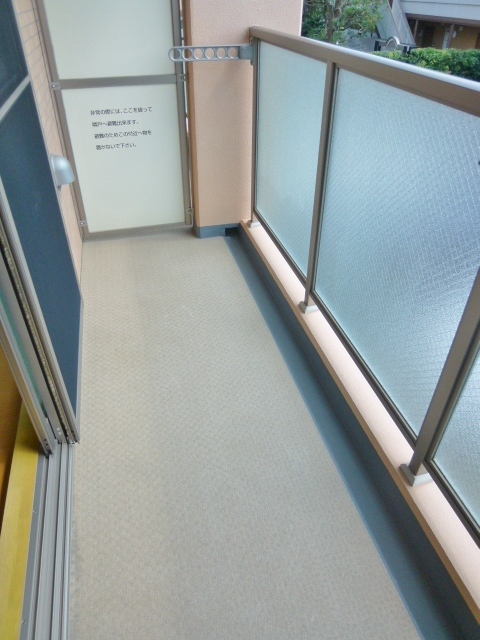 バルコニー　202号室の写真です。