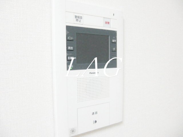 セキュリティ　モニター付きインターホンです。