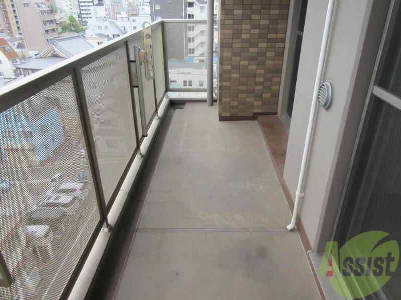 バルコニー　通風良好