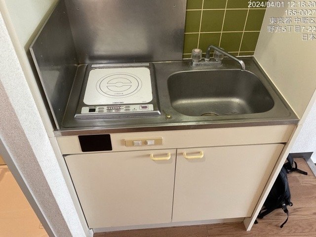 キッチン　1口IHコンロ