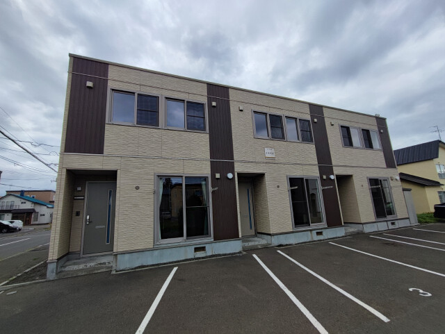 建物外観　札幌市北区新琴似「ミモザＡ」