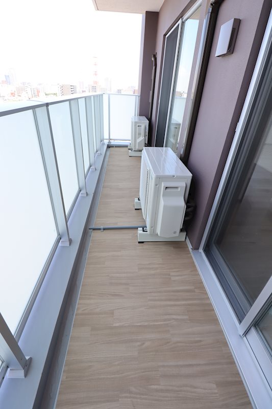 バルコニー　写真は同タイプ住居です。