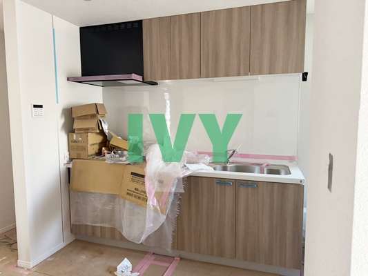キッチン　建築中