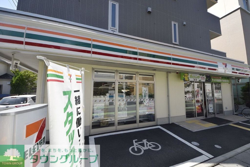 コンビニ　セブンイレブン草加谷塚1丁目店（コンビニ）まで220m