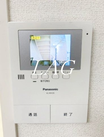 セキュリティ　モニター付きインターホンです。