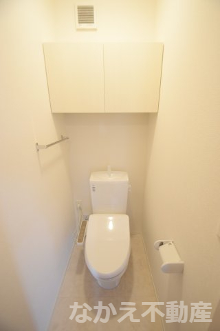 トイレ　ゆったりとした空間のトイレです