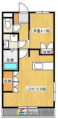 Corpoさくら Dの間取り写真