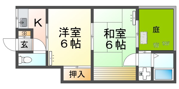 木の実荘の間取り写真