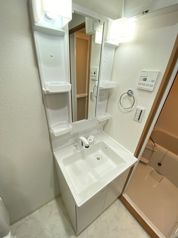 洗面設備　（参考写真）同じ間取の別のお部屋です