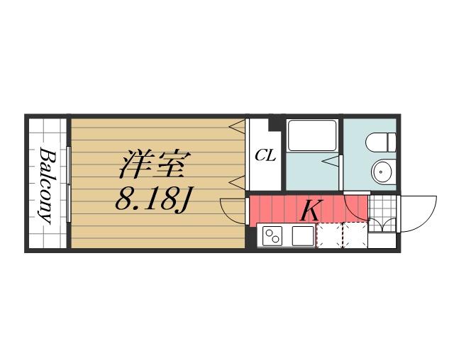 AJ蘇我West Iの間取り写真