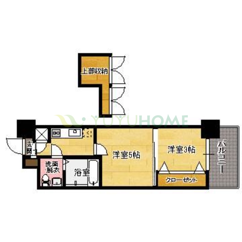 地下鉄箱崎線 箱崎宮前駅 徒歩7分 10階建 築18年の間取り写真