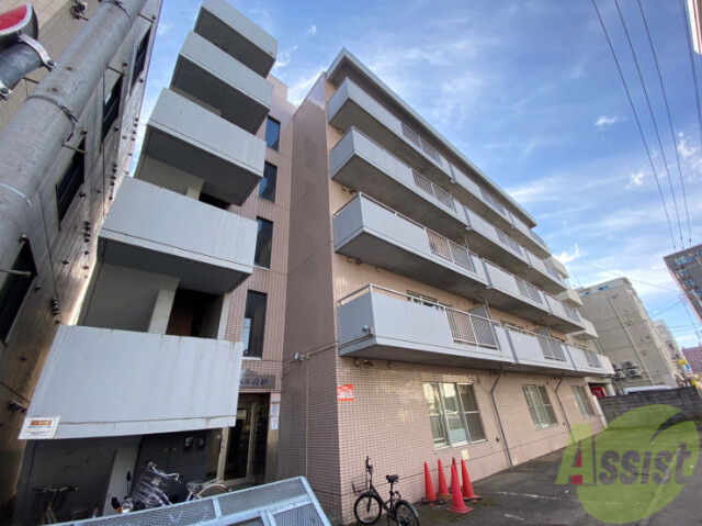 建物外観　札幌市中央区南５条西「ヌーベル高砂」