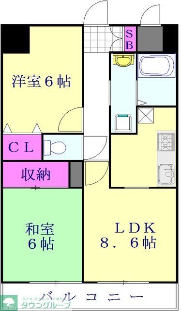 リレント谷塚の間取り写真