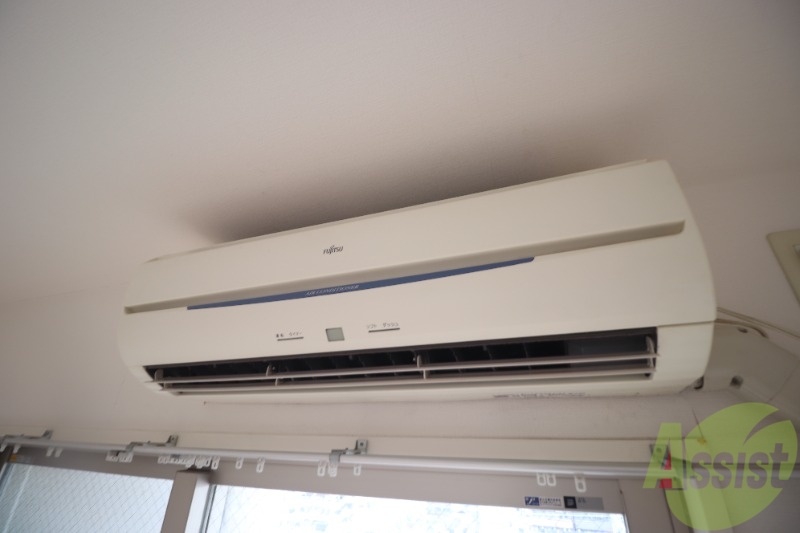 その他設備　嬉しいエアコン付きのお部屋。