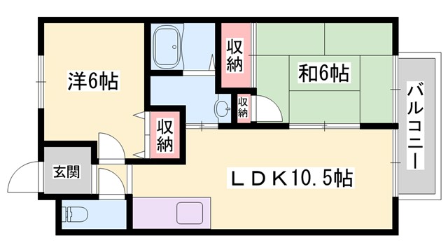 富士ハイツの間取り写真