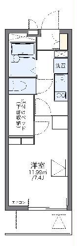 レオパレスユーザンの間取り写真