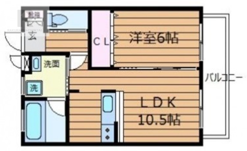 阪急京都線 正雀駅 徒歩9分 2階建 築12年の間取り写真