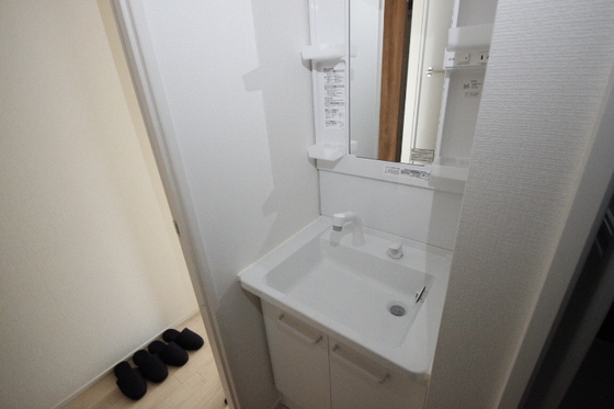 洗面設備　※他の号室の写真です。