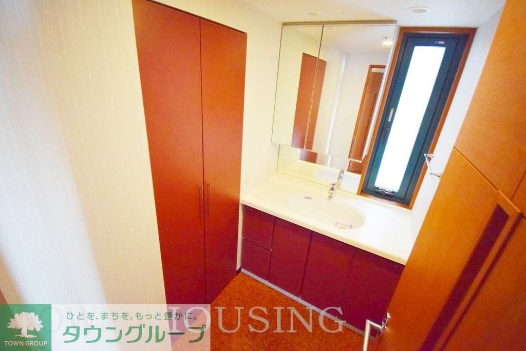 洗面設備　同じタイプの別部屋写真