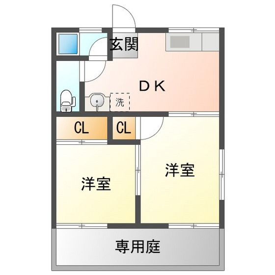 Miel四日市の間取り写真