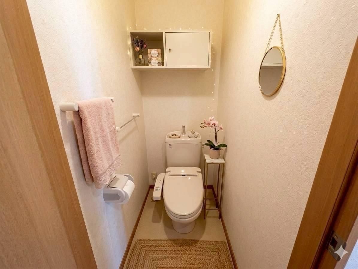 トイレ　トイレもきれいです