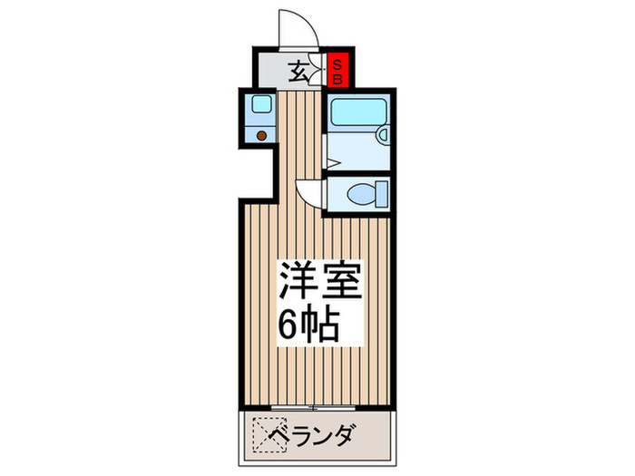 コーポ岩永の間取り写真