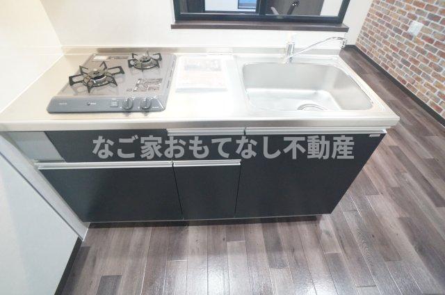 名鉄名古屋本線 東枇杷島駅 徒歩9分 3階建 築4年のキッチン写真