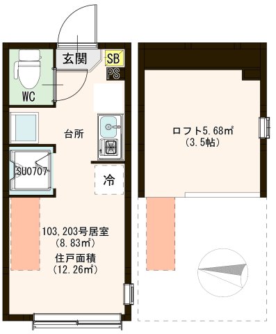 テラス東武練馬の間取り写真