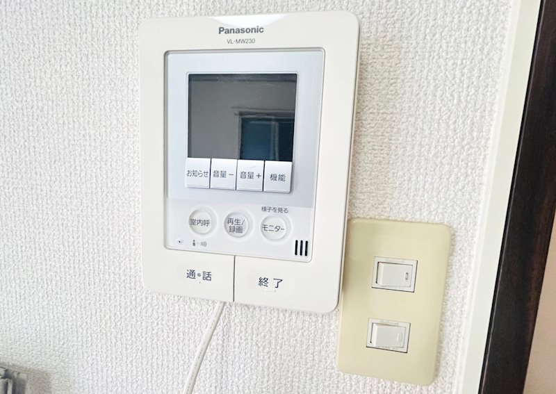 セキュリティ　来客時に便利なTVモニターホン