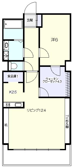 シャンボールとみざわIIの間取り