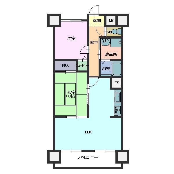 メゾン無憂館2の間取り