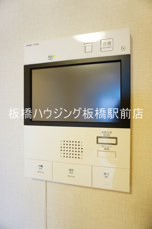 セキュリティ　モニター付きインターホン