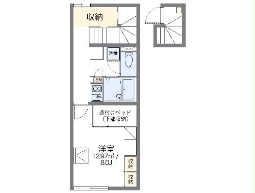 レオパレスコラテラルの間取り