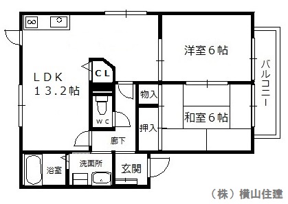 シャーメゾン緑井の間取り