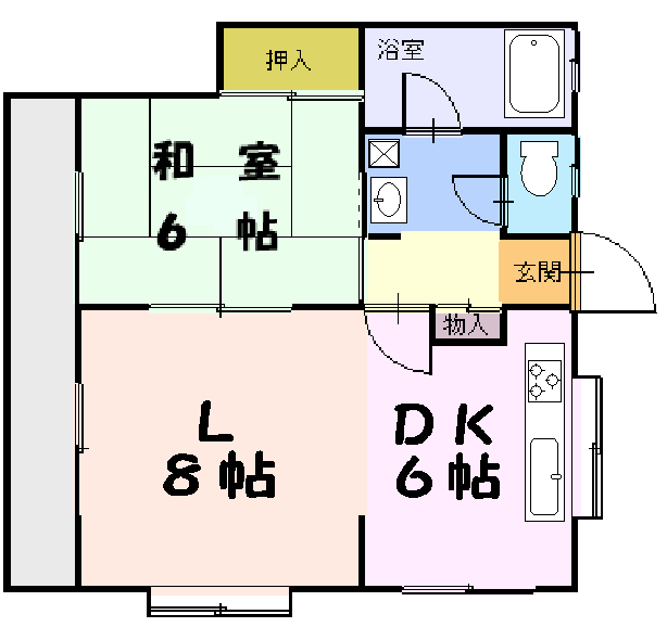 サンハイツの間取り