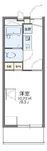 レオパレスヴィクトワール　IIの間取り