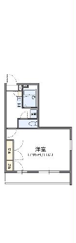 レオパレスムービング・ストーンの間取り