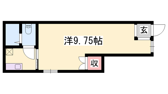 KUGOハイツIIの間取り