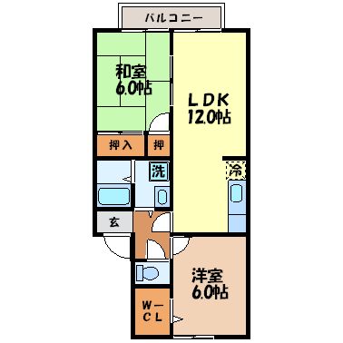 カムール花園の間取り