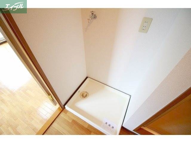 セキュリティ　室内洗濯置き場