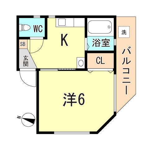 第３大力マンションの間取り