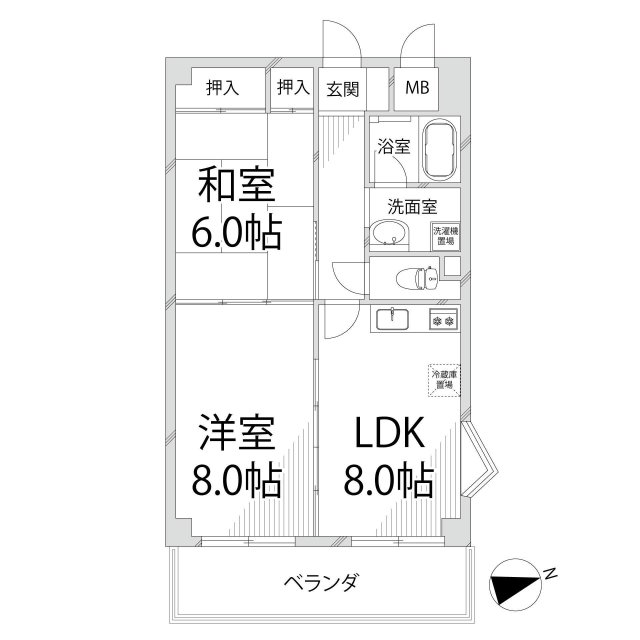 青山NKマンションの間取り