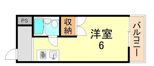 神戸市西区大津和のマンションの間取り