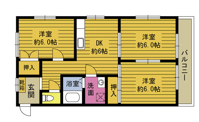 コ－ポ池の間取り