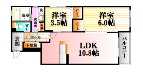 ビータス深川の間取り