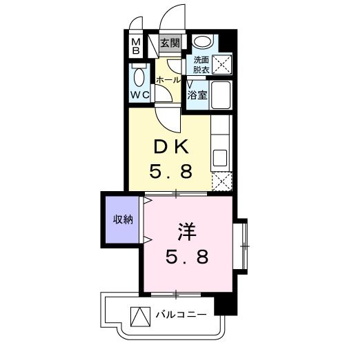 ラフィネＴ．Ｍ．Ｉの間取り